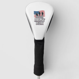 Proud Army Mum Vintage Patriotic Military Shirt_1 Golf Head Cover