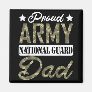 Proud Army National Guard Dad Military Family Vete Magnet