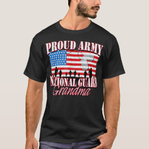 Proud Army National Guard Grandma Grandparents T-Shirt