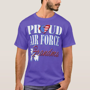 Proud Army National Guard Grandma USA Heart T-Shirt