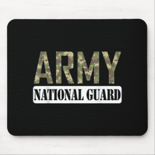 Proud Army National Guard Military Family Veteran Mouse Mat