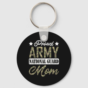 Proud Army National Guard Mum Military Family Vete Key Ring