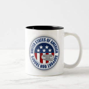 Proud Army National Guard Uncle Two-Tone Coffee Mug