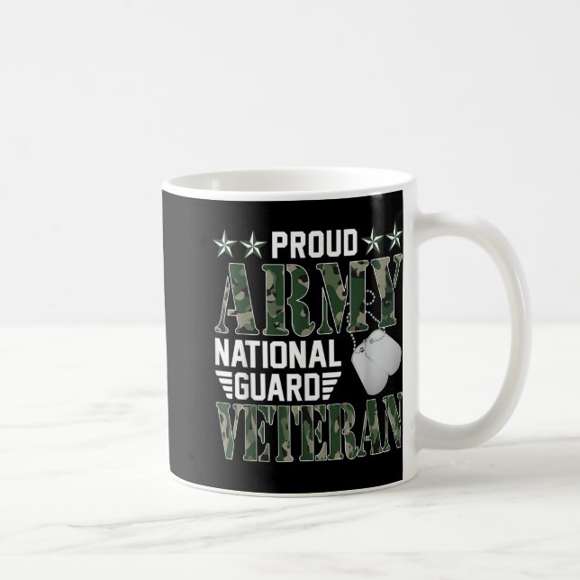Proud Army National Guard Veteran Military Family  Coffee Mug (Right)