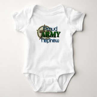 Proud ARMY Nephew Baby Bodysuit