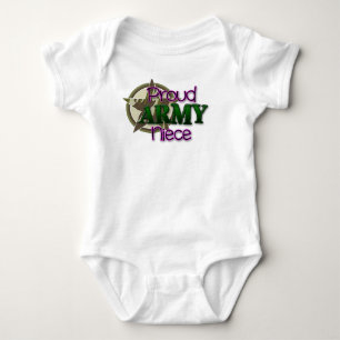 Proud ARMY Niece Baby Bodysuit