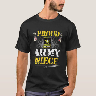 Proud Army Niece Shirt Military Family Veteran Pri