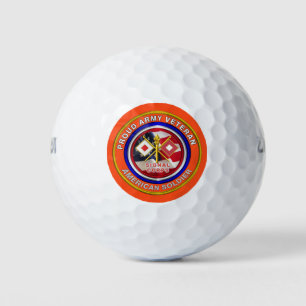 Proud Army Signal Corps Veteran Golf Balls