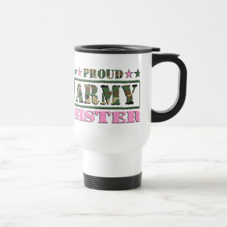 Proud Army Sister Travel Mug