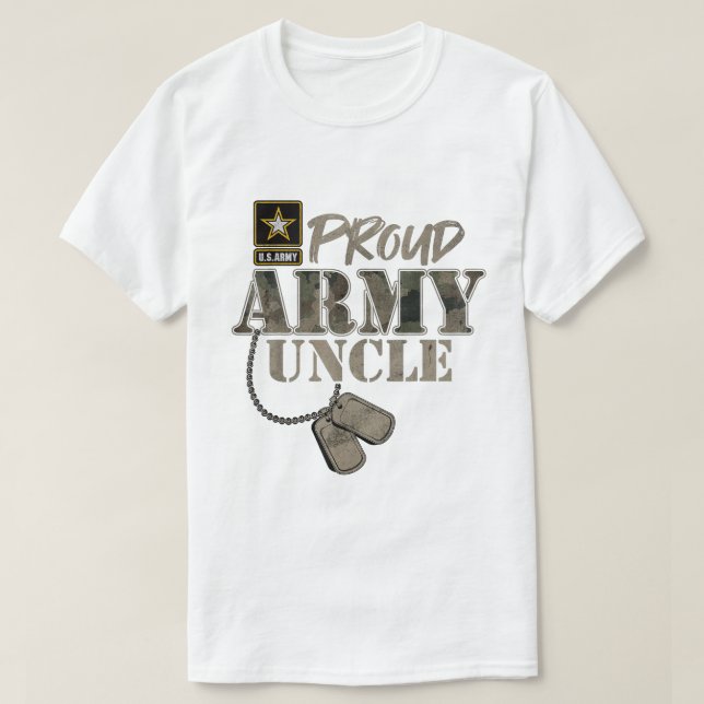 Proud Army Uncle Shirt Military Pride (Design Front)