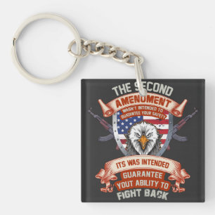 Proud Army Veteran – Military American Flag Key Ring