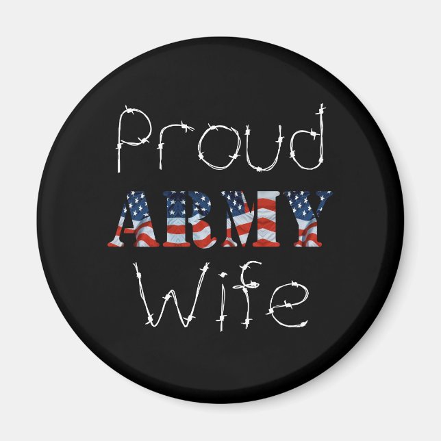 Proud Army Wife Magnet (Front)