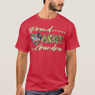 Proud Armys Grandma  Military Pride (45)  T-Shirt