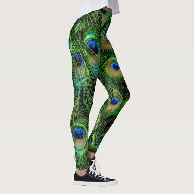 Proud as a Peacock Leggings (Right)