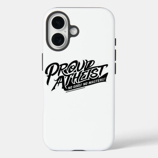 Proud Atheist Case-Mate iPhone Case (Back)