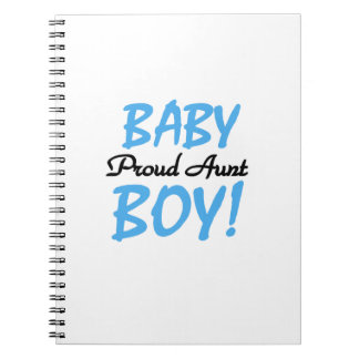 Proud Aunt Baby Boy T-shirts and Gifts Notebook