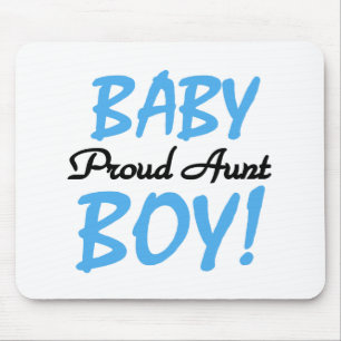 Proud Aunt Baby Boy Tshirts and Gifts Mouse Mat