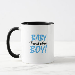 Proud Aunt Baby Boy Tshirts and Gifts Mug