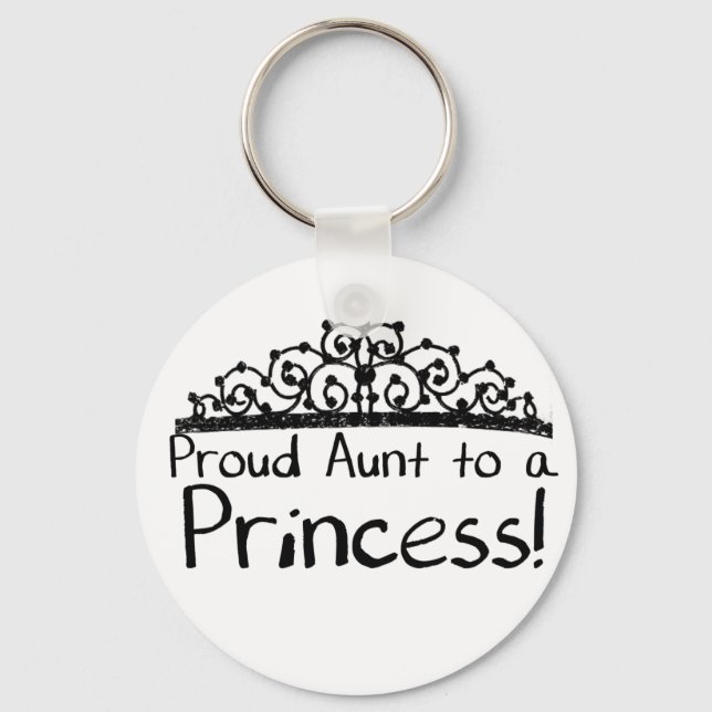 Proud Aunt Key Ring (Front)