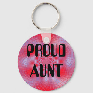 Proud Aunt Keychain