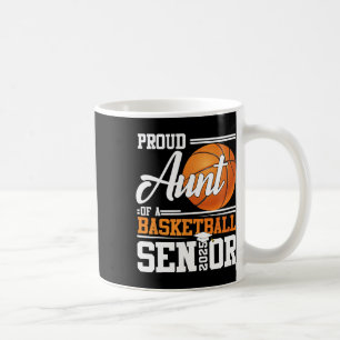 Proud Aunt Of A 2025 Senior Graduate Sketll Coffee Mug