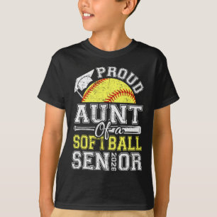 Proud Aunt Of A 2026 Senior Softll Graduate T-Shirt