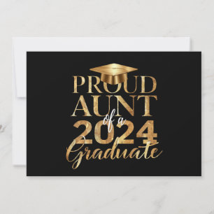 Proud Aunt of a Class of 2024 Senior Graduation Announcement