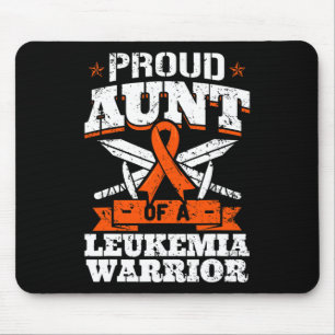 Proud Aunt Of A Leukaemia Warrior Tia Awareness Bl Mouse Mat