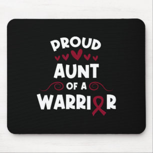 Proud Aunt Of A Sickle Cell Warrior Sickle Cell Aw Mouse Mat