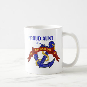 Proud Aunt of a US Sailor Coffee Mug