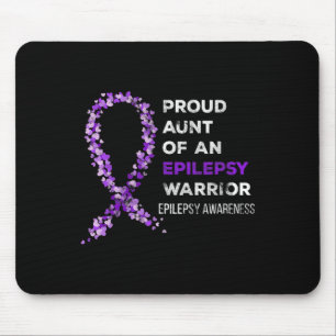 Proud Aunt of an Epilepsy Warrior Epilepsy Awarene Mouse Mat