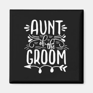 Proud Aunt Of The Groom Wedding Marriage Family  Magnet