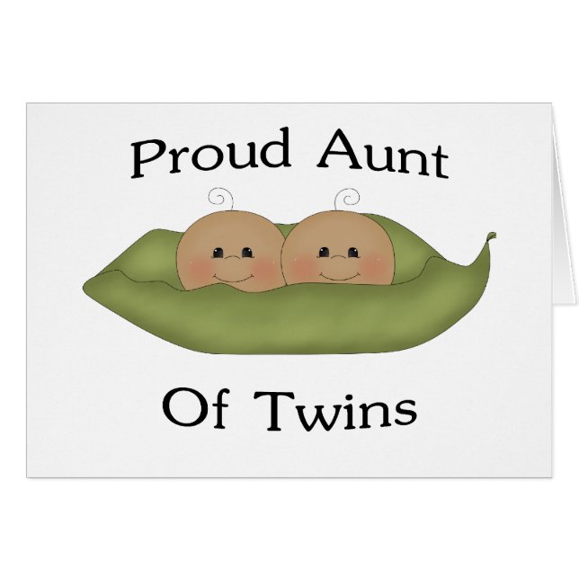 Proud Aunt Of Twins (Front Horizontal)