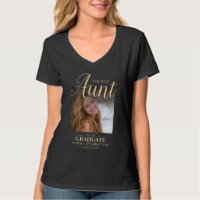 Proud Aunt | Photo Graduation T-Shirt