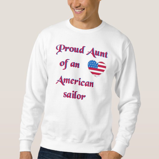 Proud-Aunt-Sailor-Navy-A Sweatshirt (Front)