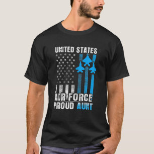 Proud Aunt US Air Force Vintage - USAF Proud Air F T-Shirt