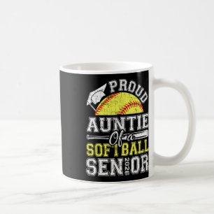 Proud Auntie Of A 2026 Senior Softll Graduate Coffee Mug