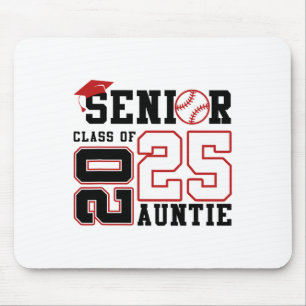 Proud Auntie Of A Bysebyll Senior 2025 Graduation  Mouse Mat