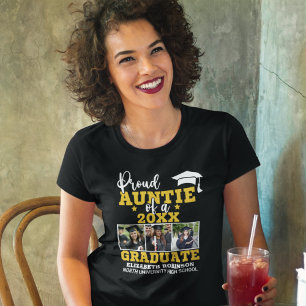 Proud Auntie of the Graduate Photo collage T-Shirt
