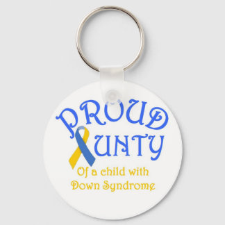 Proud Aunty Down Syndrome Key Ring