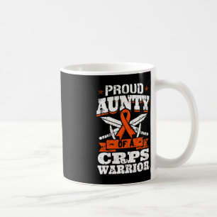 Proud Aunty Of A CRPS Warrior RSD Awareness Ribbon Coffee Mug