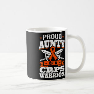 Proud Aunty Of A Crps Warrior Rsd Awareness Ribbon Coffee Mug