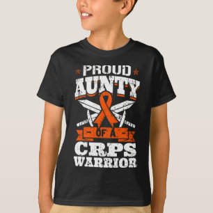 Proud Aunty Of A CRPS Warrior RSD Awareness Ribbon T-Shirt