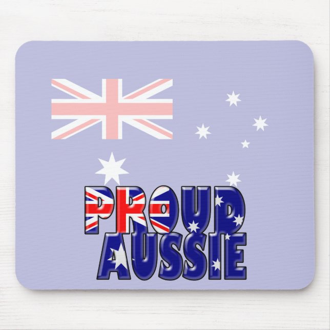 proud Aussie Mouse Mat (Front)