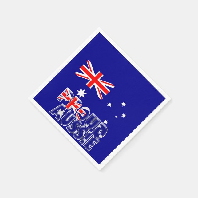 proud Aussie Napkin (Corner)