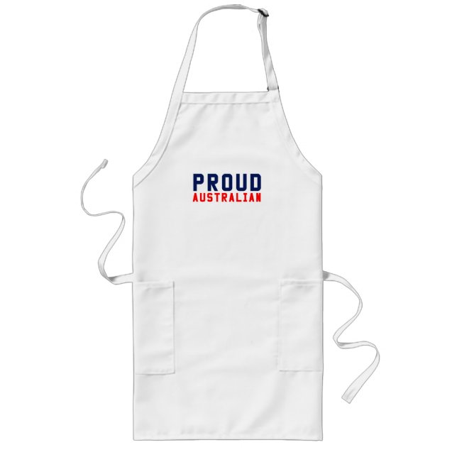 Proud Australian Long Apron (Front)