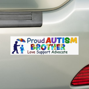 Proud Autism Brother Bumper Sticker