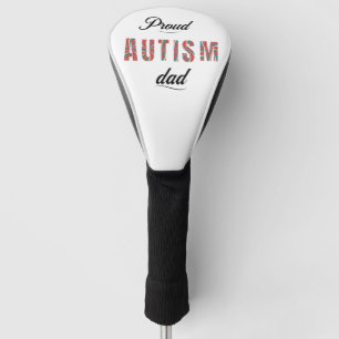 Proud autism dad golf head cover