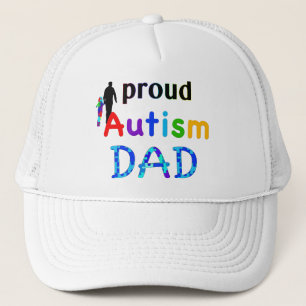 Proud Autism Dad Trucker Hat