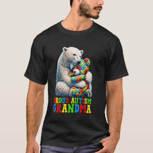 Proud Autism Grandma Bear Autism Awareness Autisti T-Shirt